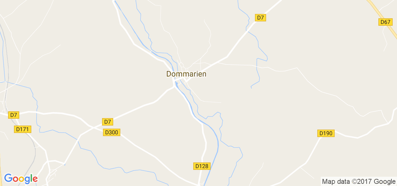 map de la ville de Dommarien