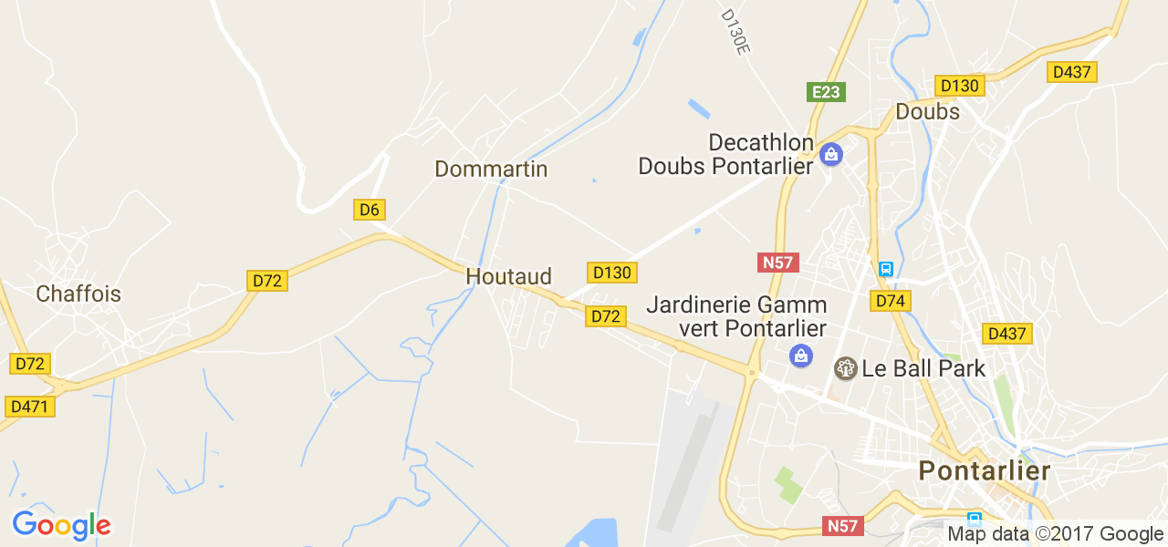 map de la ville de Dommartin