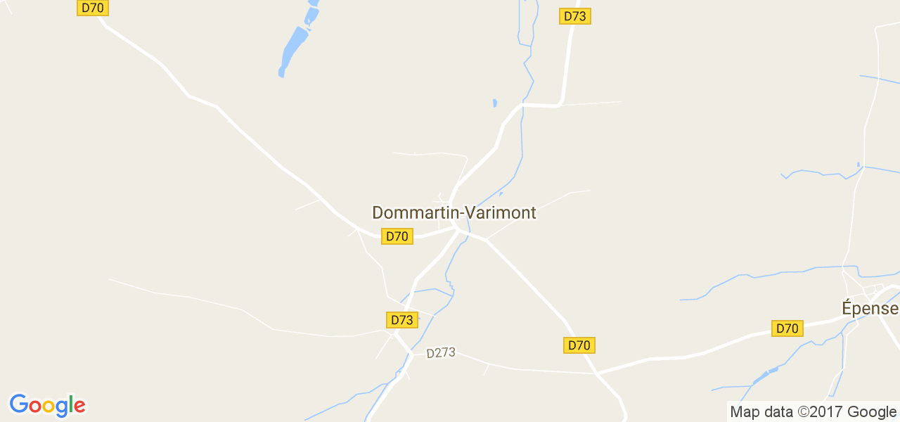 map de la ville de Dommartin-Varimont