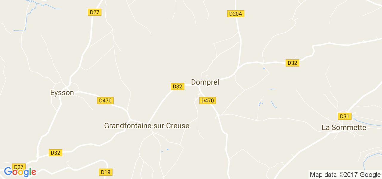 map de la ville de Domprel