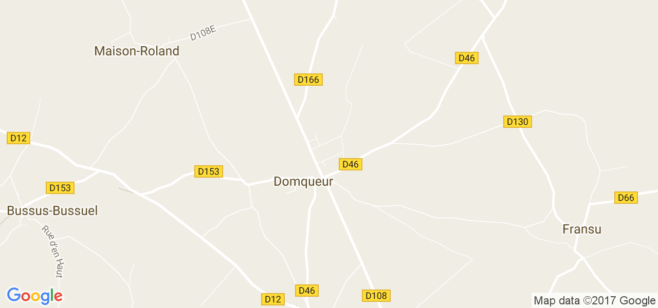 map de la ville de Domqueur