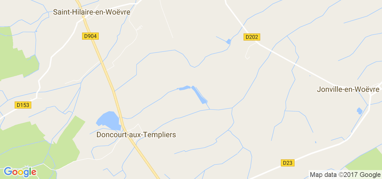 map de la ville de Doncourt-aux-Templiers