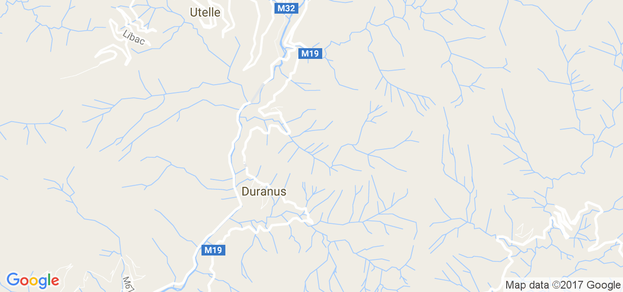 map de la ville de Duranus