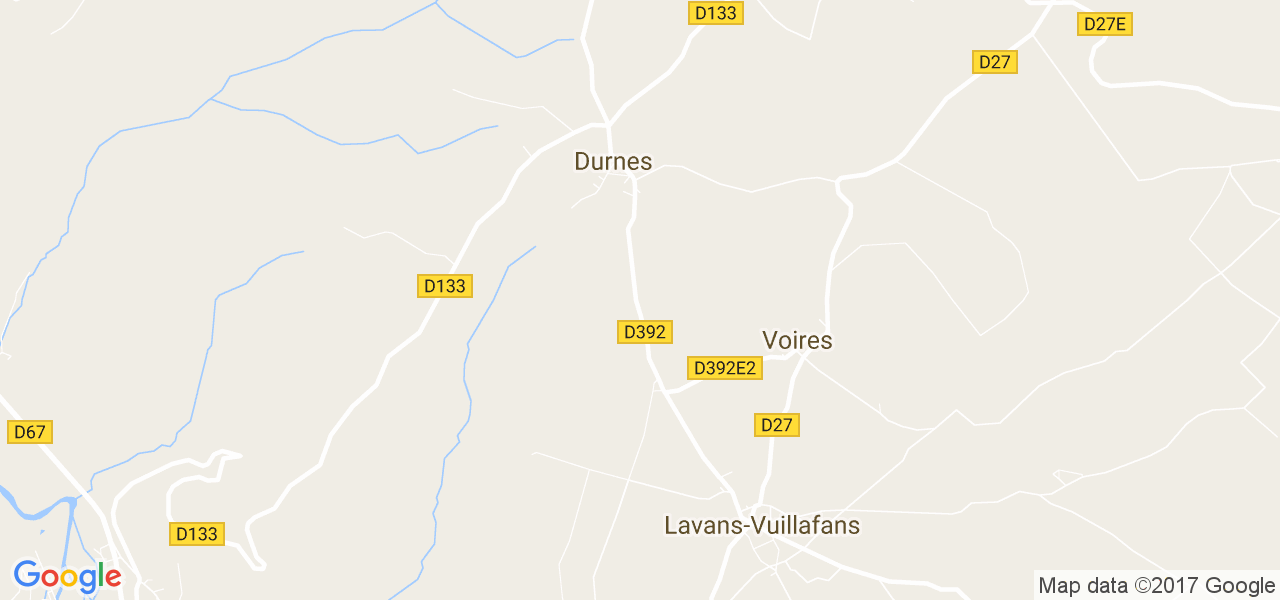 map de la ville de Durnes