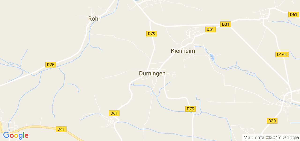 map de la ville de Durningen