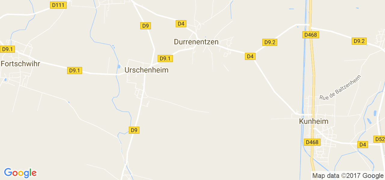 map de la ville de Durrenentzen