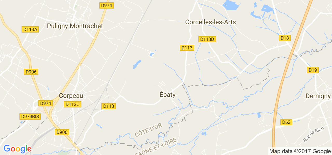 map de la ville de Ébaty