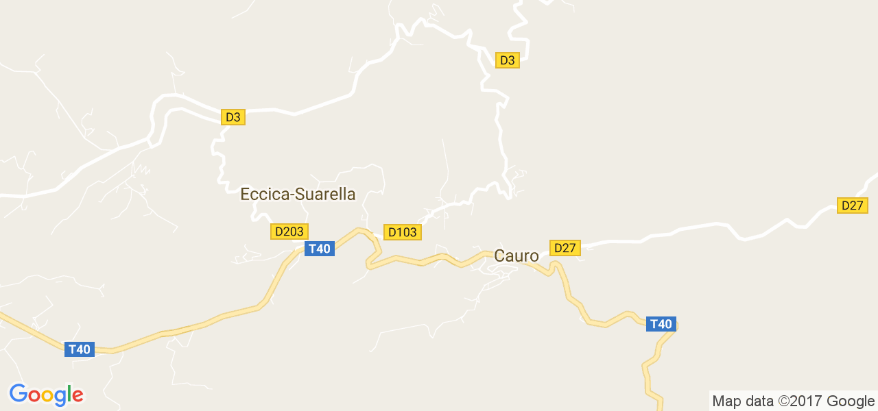 map de la ville de Eccica-Suarella