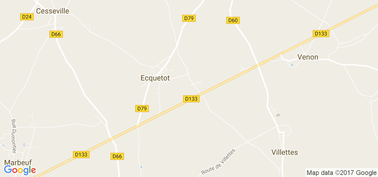 map de la ville de Ecquetot