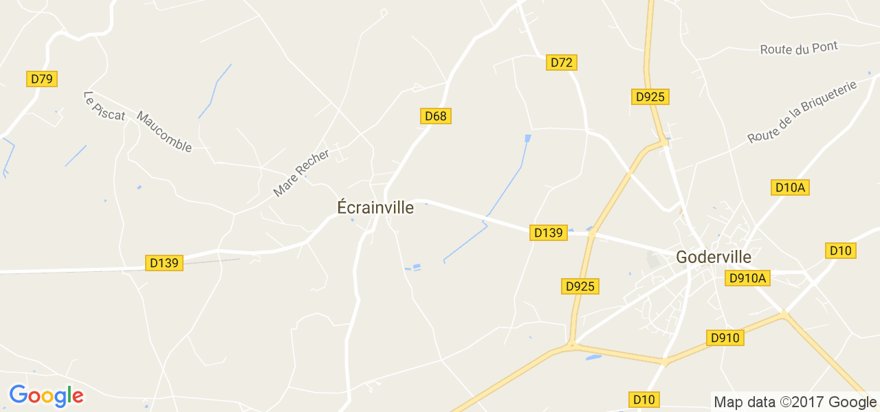 map de la ville de Écrainville