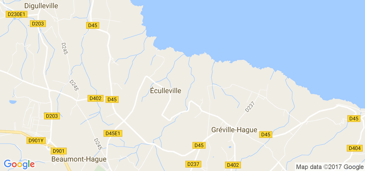 map de la ville de Éculleville