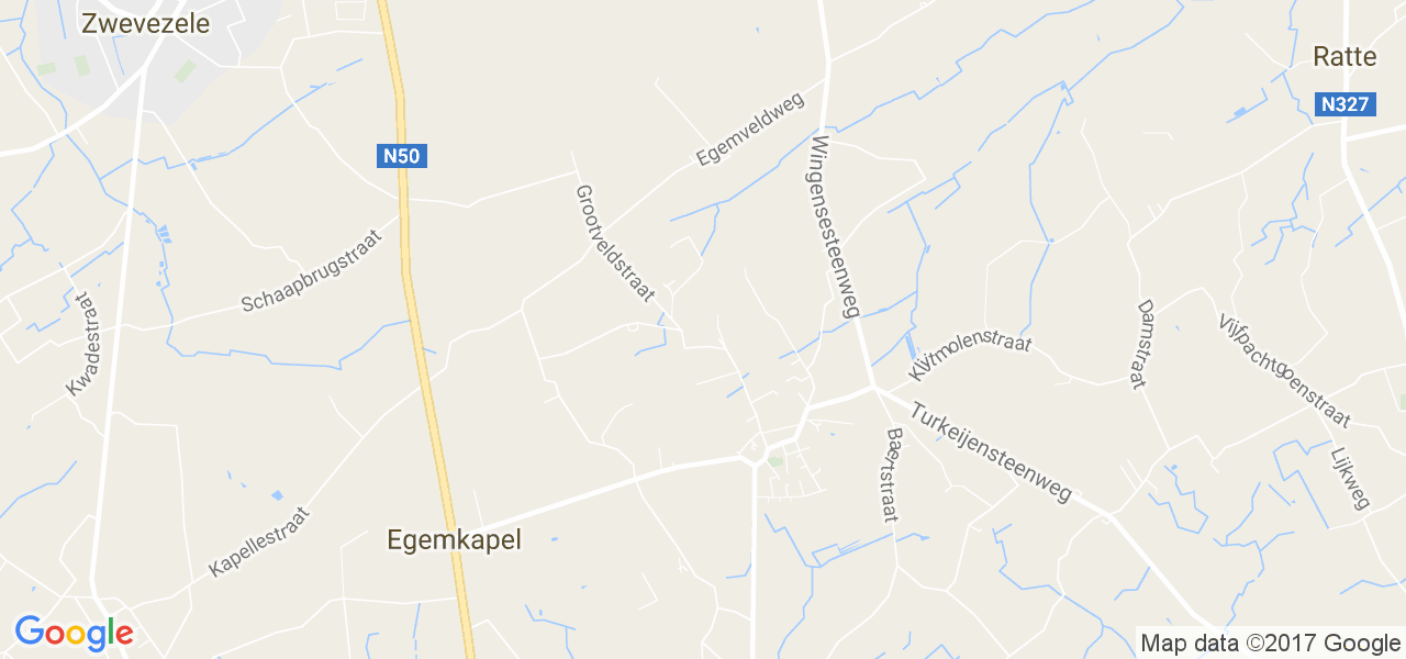 map de la ville de Egem