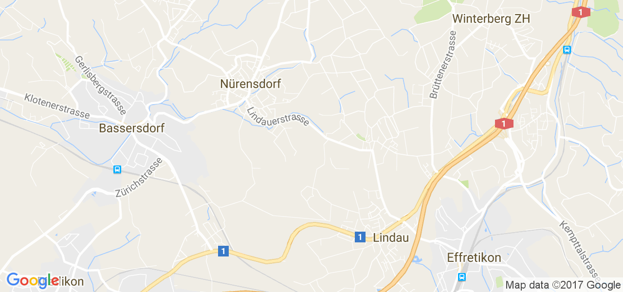 map de la ville de Egg