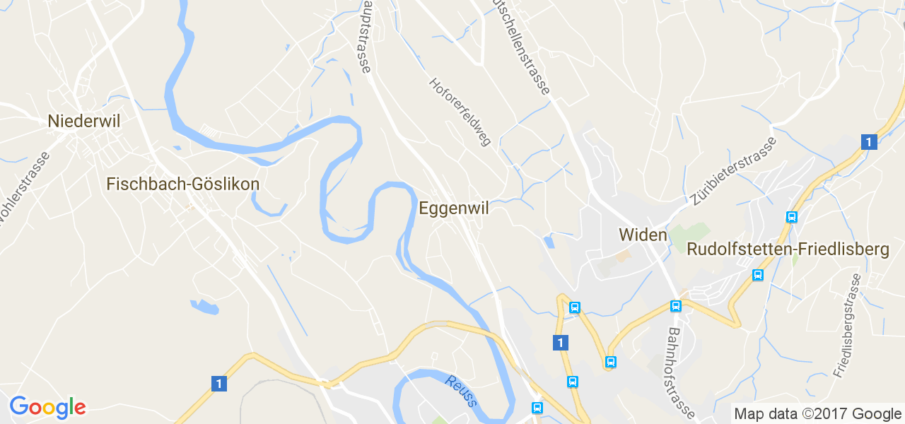 map de la ville de Eggenwil