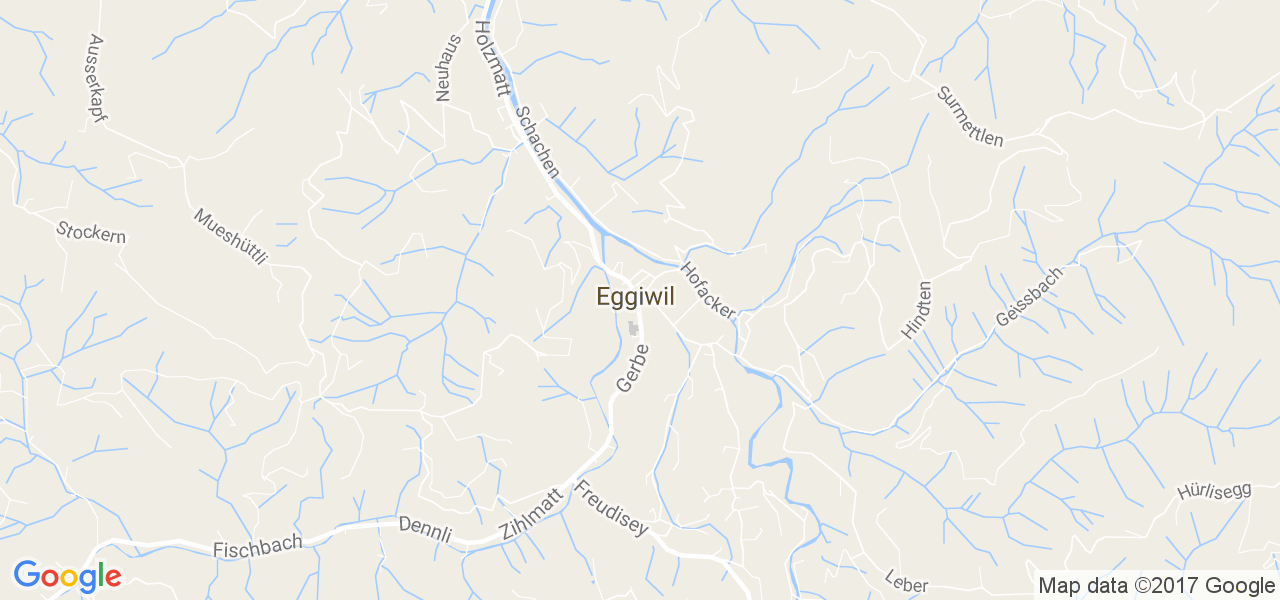 map de la ville de Eggiwil