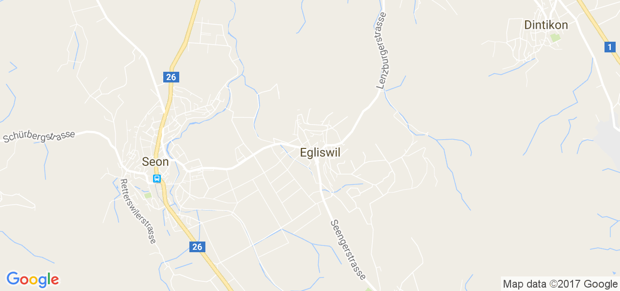 map de la ville de Egliswil