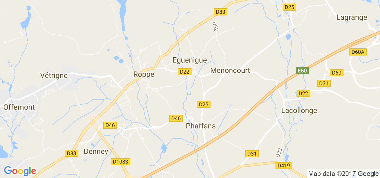 map de la ville de Eguenigue