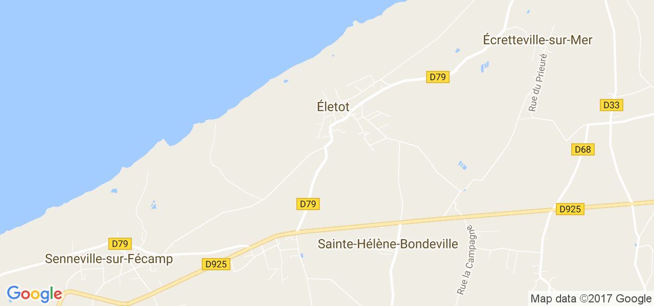 map de la ville de Életot