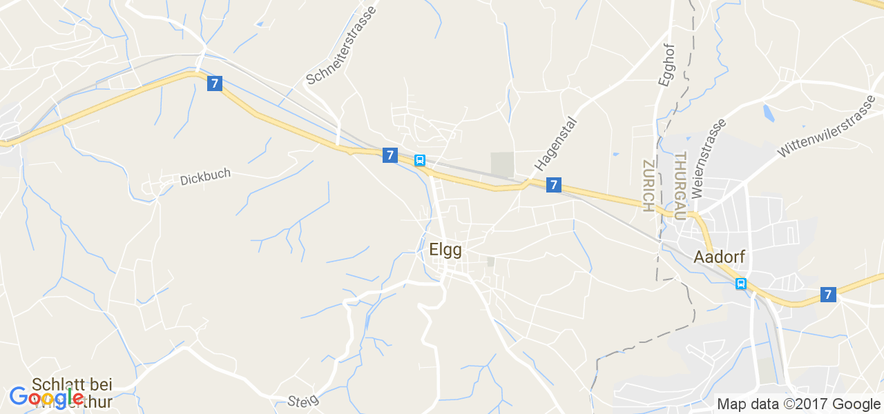 map de la ville de Elgg