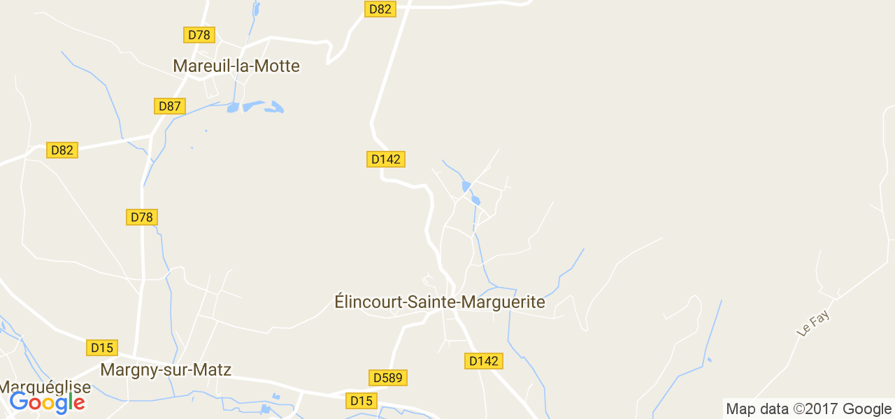 map de la ville de Élincourt-Sainte-Marguerite