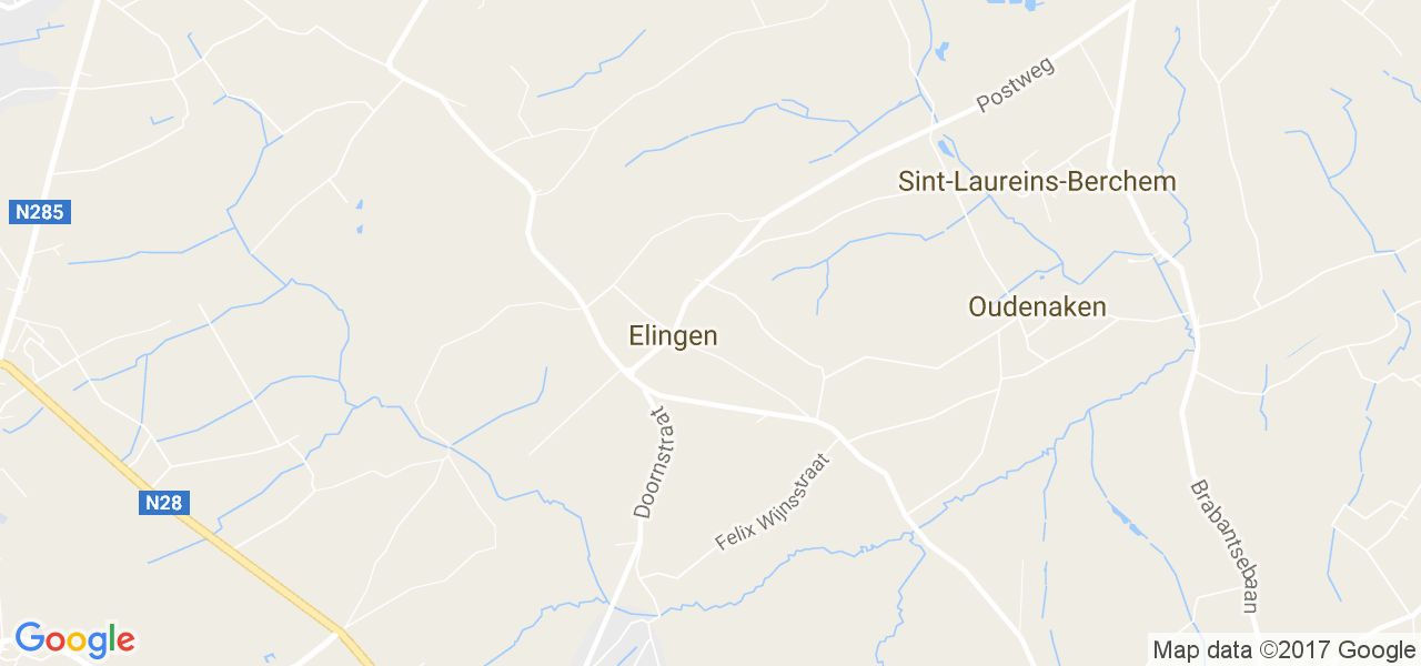 map de la ville de Elingen