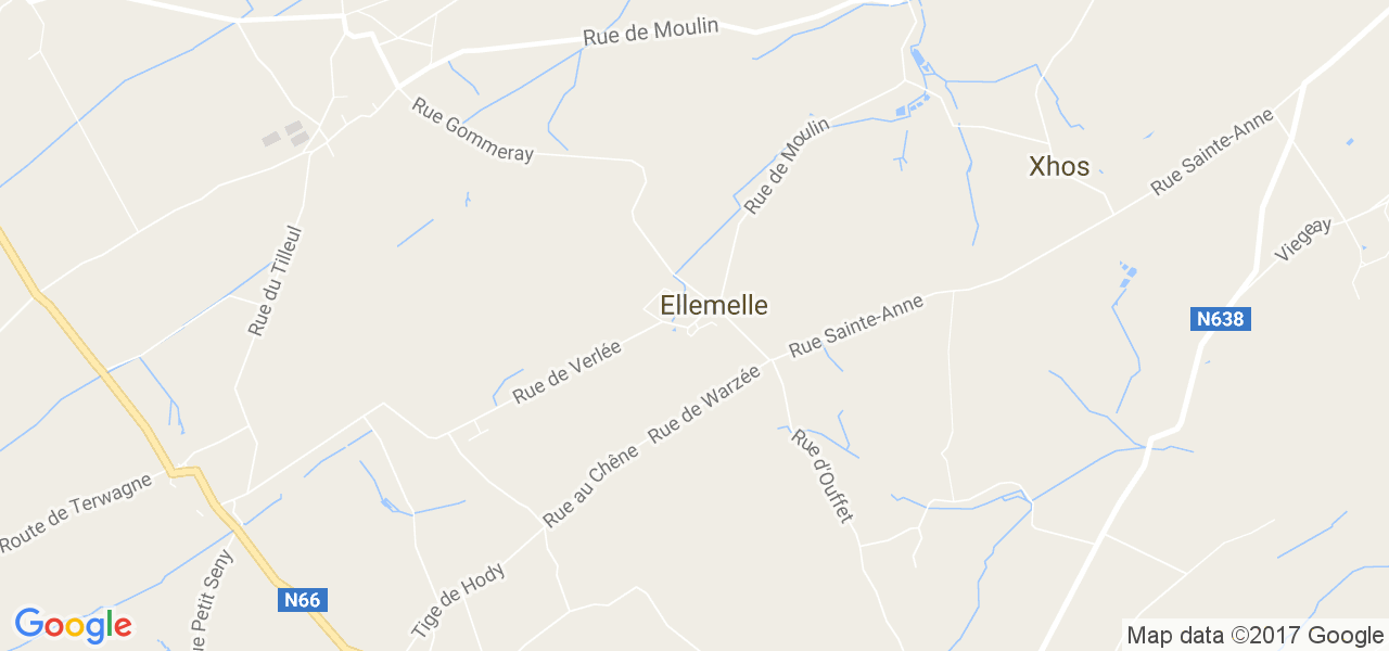 map de la ville de Ellemelle