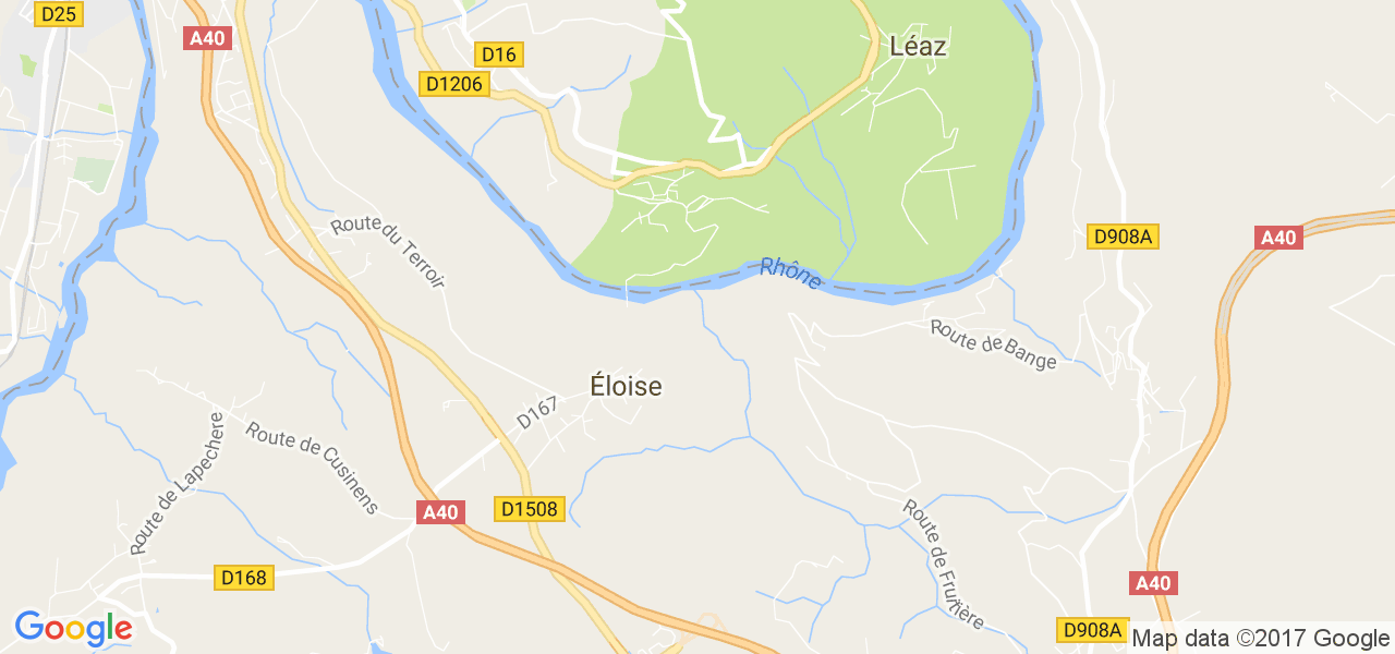 map de la ville de Éloise