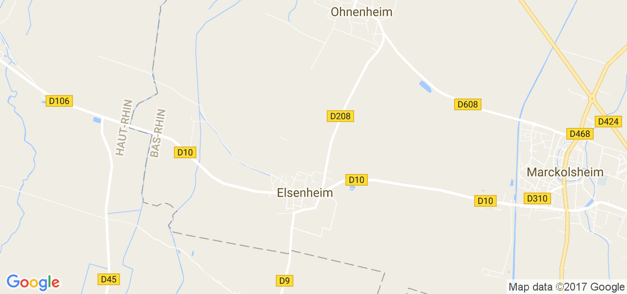 map de la ville de Elsenheim