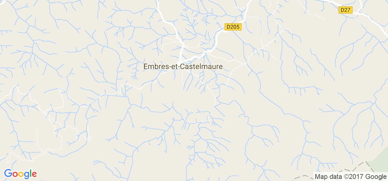 map de la ville de Embres-et-Castelmaure