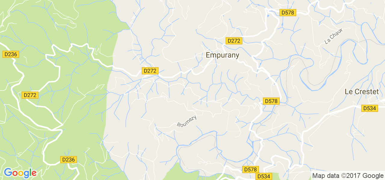 map de la ville de Empurany