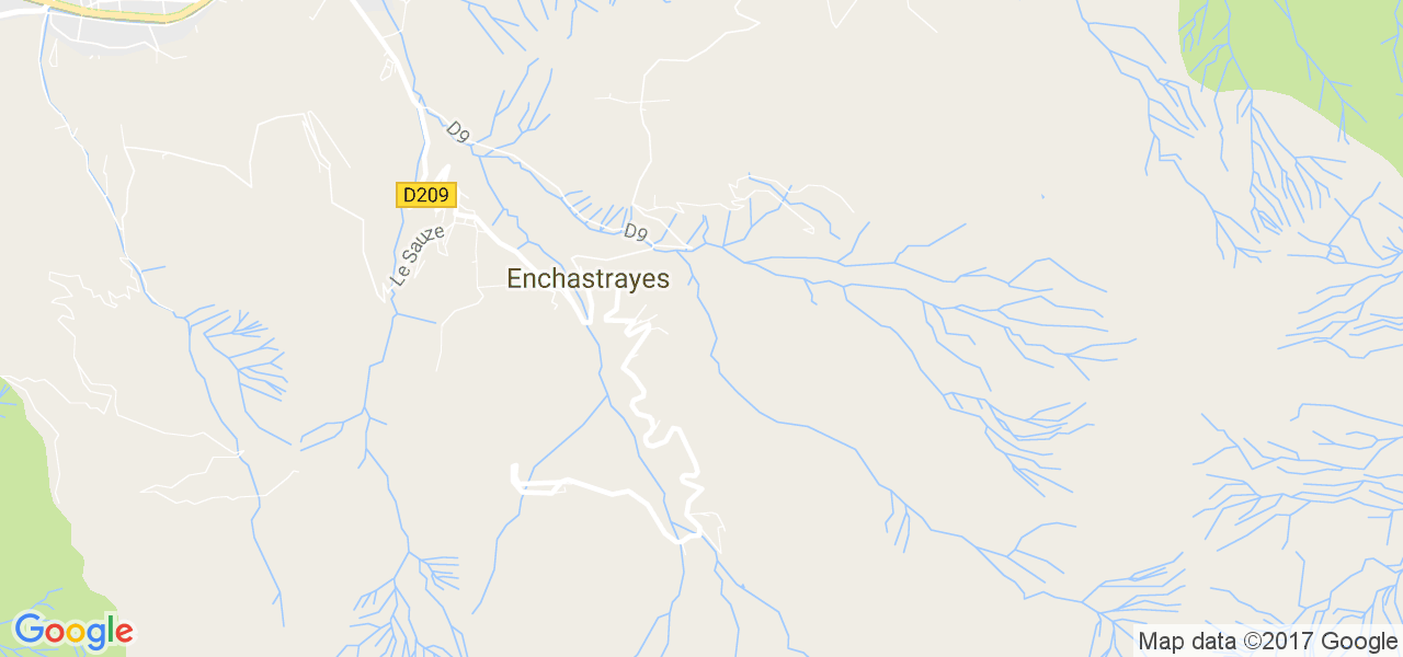 map de la ville de Enchastrayes