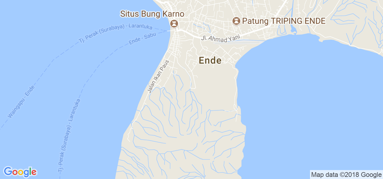 map of the city of Ende