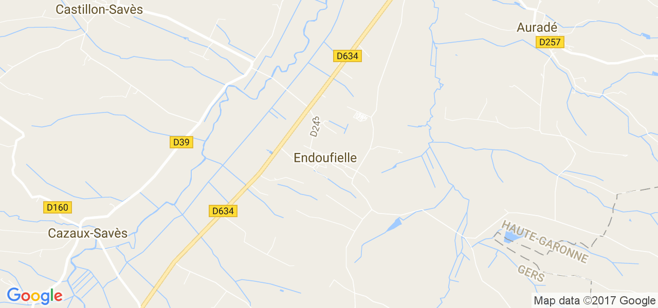 map de la ville de Endoufielle