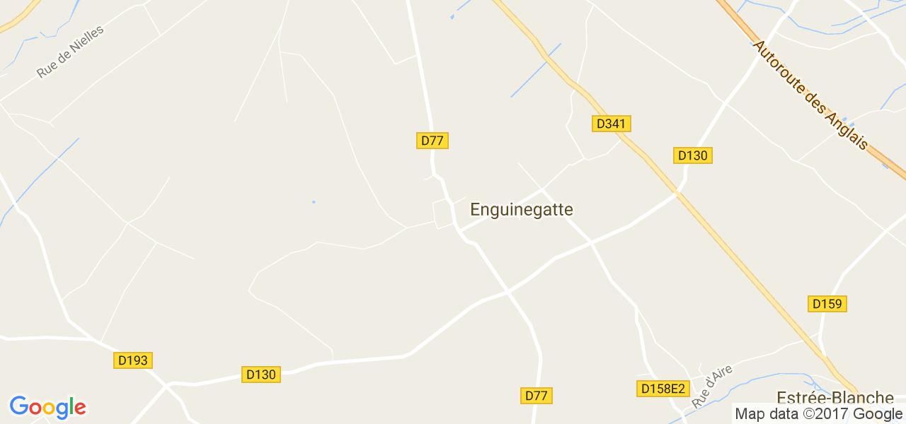 map de la ville de Enguinegatte