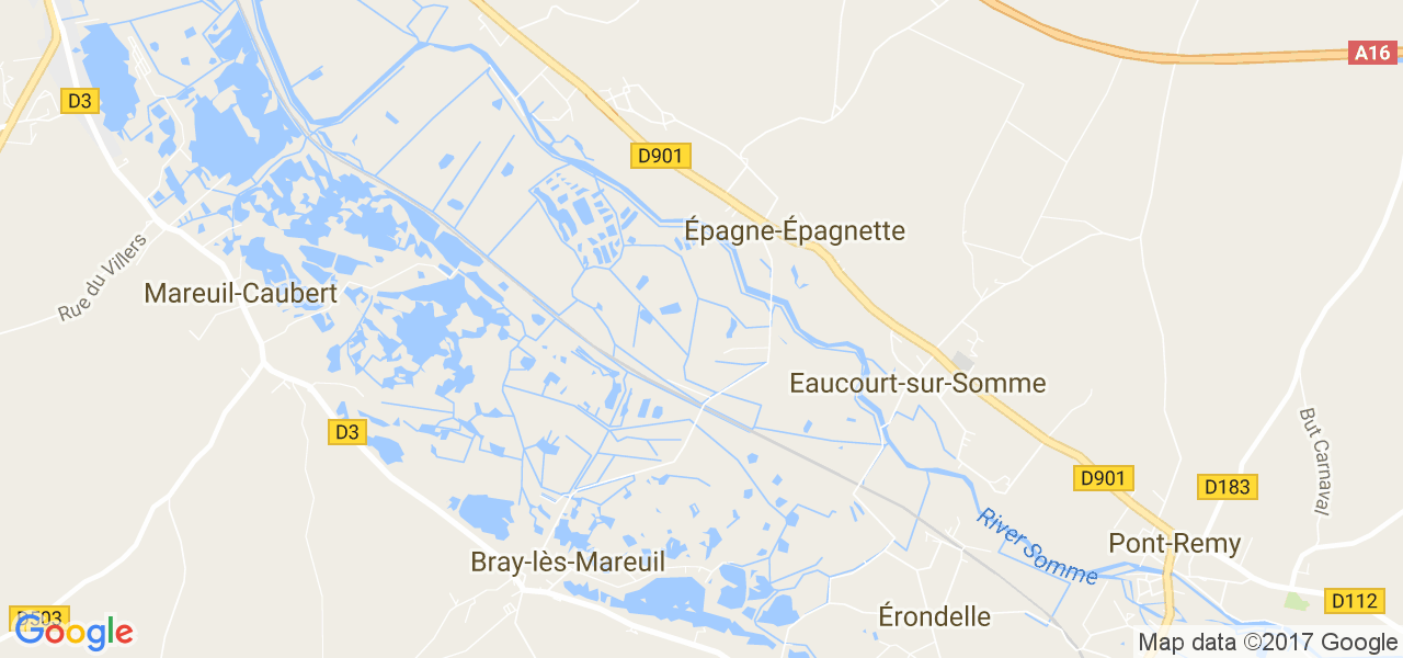 map de la ville de Épagne-Épagnette