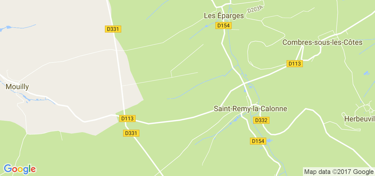 map de la ville de Éparges