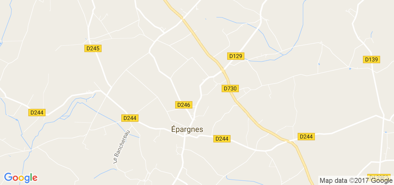 map de la ville de Épargnes