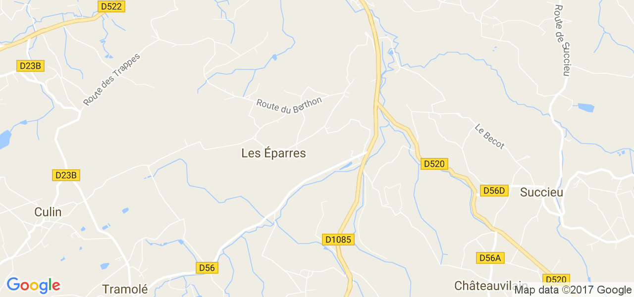 map de la ville de Éparres