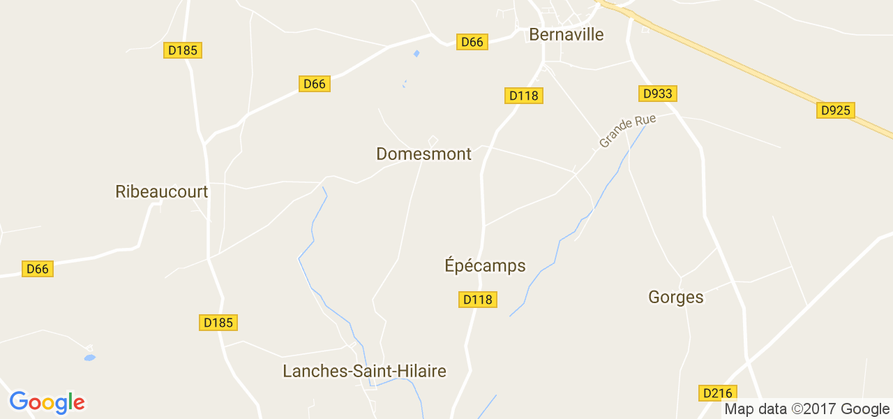 map de la ville de Épécamps