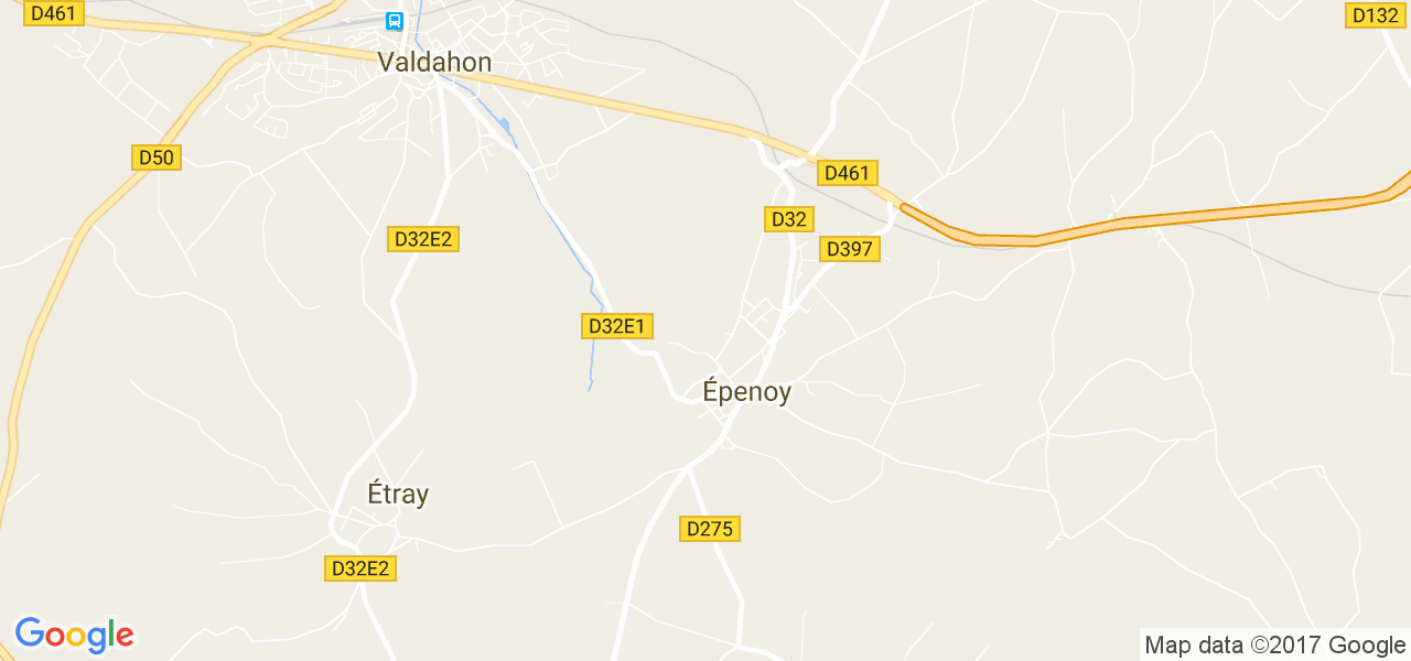 map de la ville de Épenoy