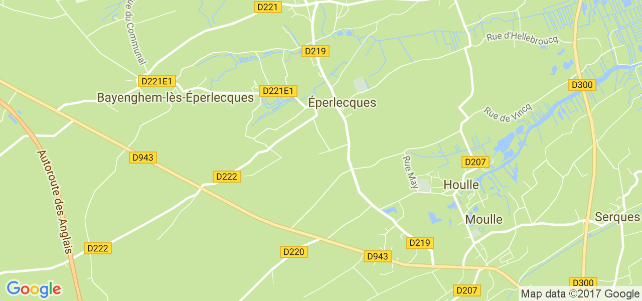 map de la ville de Éperlecques