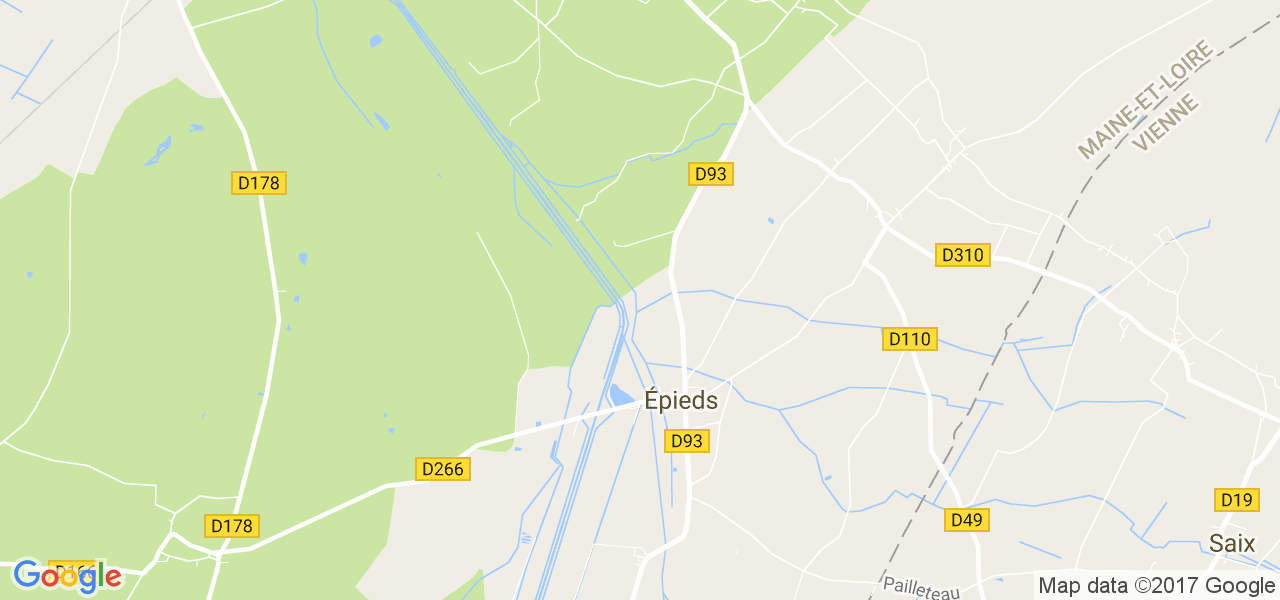 map de la ville de Épieds