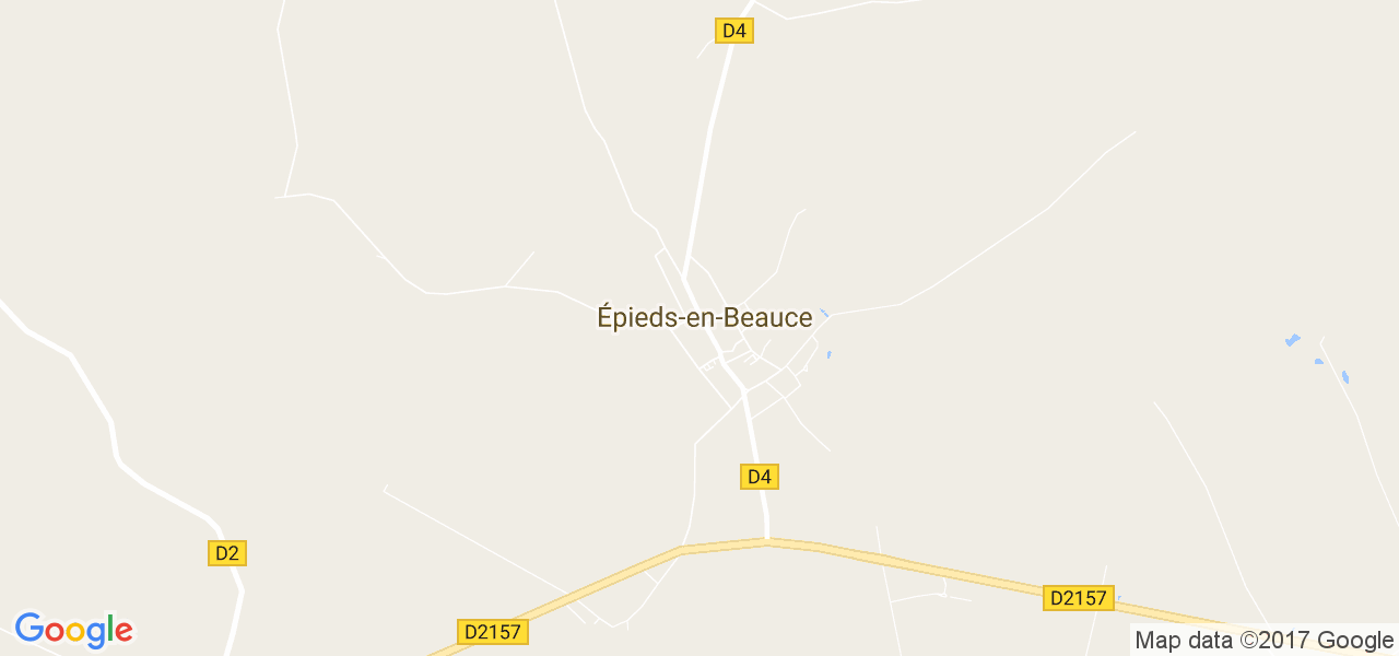 map de la ville de Épieds-en-Beauce