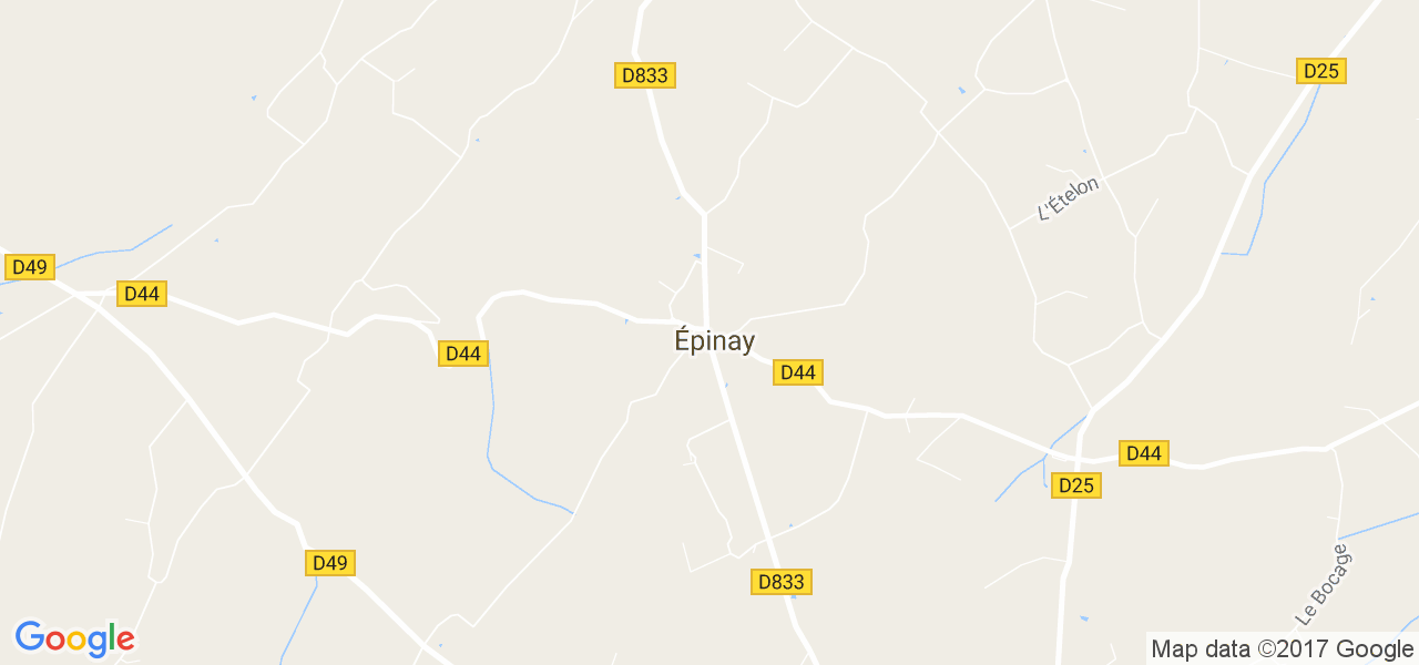 map de la ville de Épinay