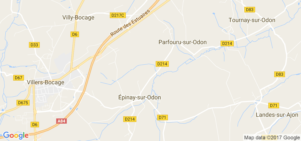 map de la ville de Épinay-sur-Odon