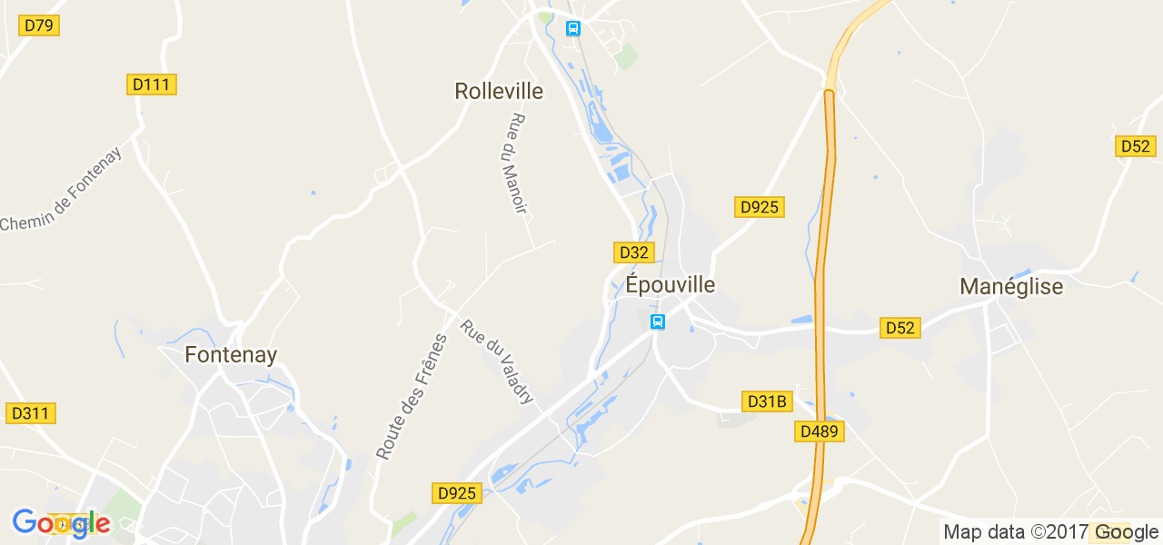 map de la ville de Épouville