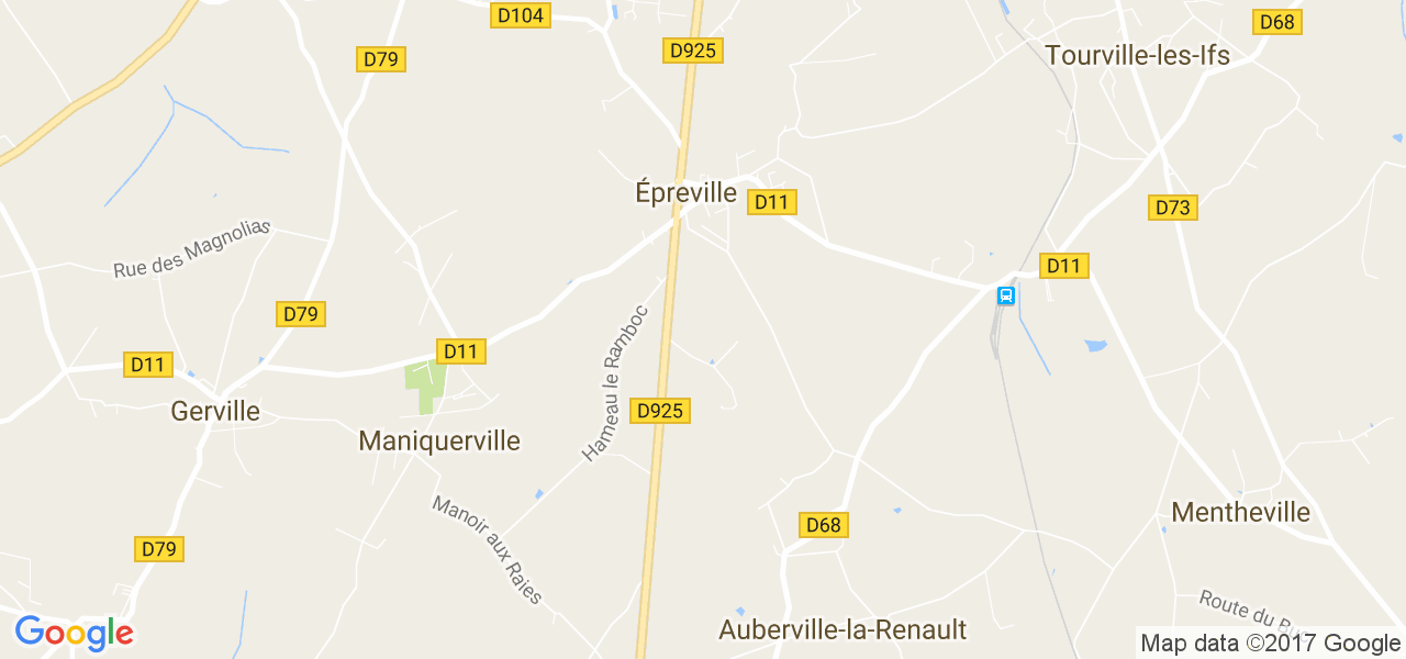 map de la ville de Épreville