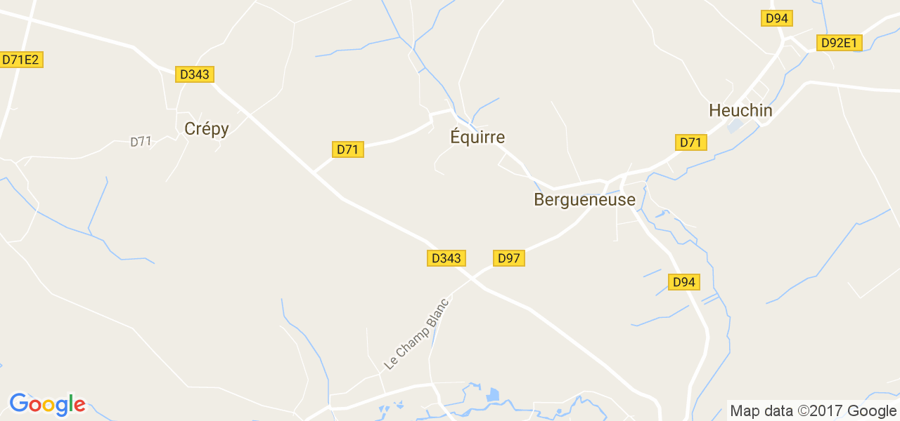 map de la ville de Équirre