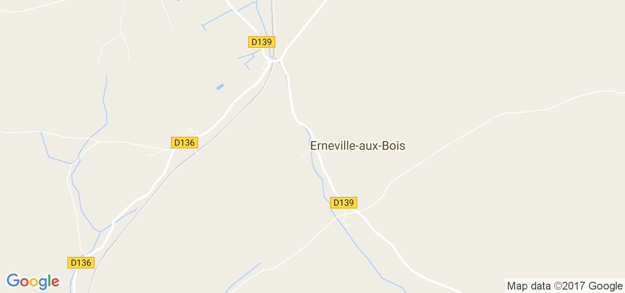 map de la ville de Erneville-aux-Bois