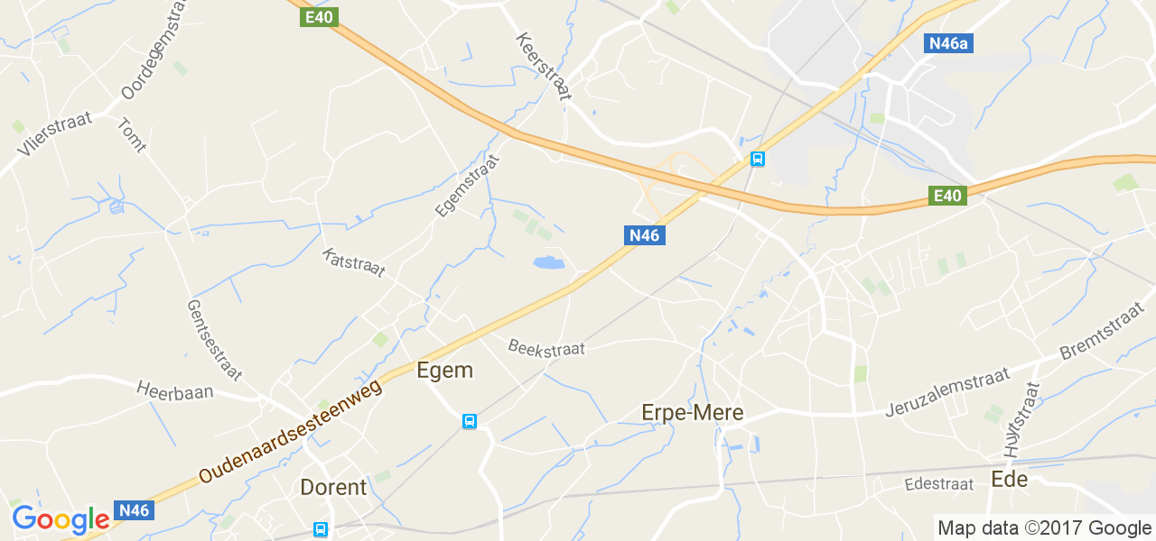 map de la ville de Erpe-Mere